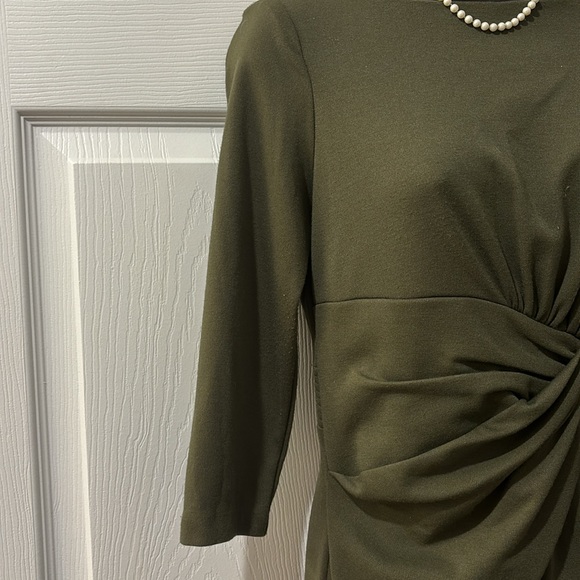 Olive green Anne Klein size size dress - Picture 4 of 7